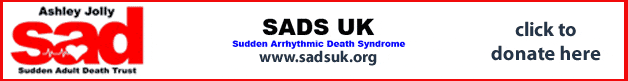 SADS UK, Ashley Jolly Sudden Adult Death Trust