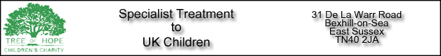Tree of Hope Children's Charity - Specialist Medical Treatment and Therapy