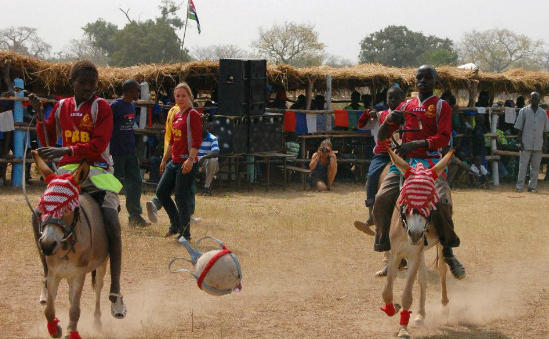 Donkey Ball - Using sport to help children to develop relationships with their donkeys