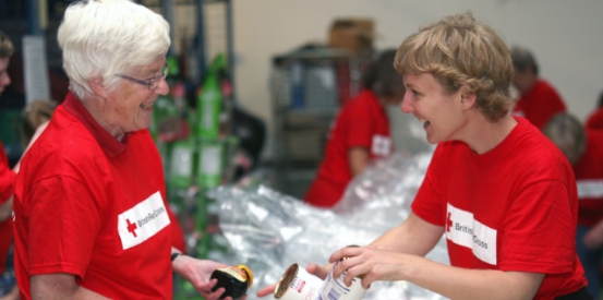 Roll up for the Red Cross and FareShare food drive