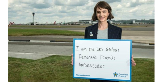 Carey Mulligan is appointed the first ever UK Global Dementia Friends Ambassador